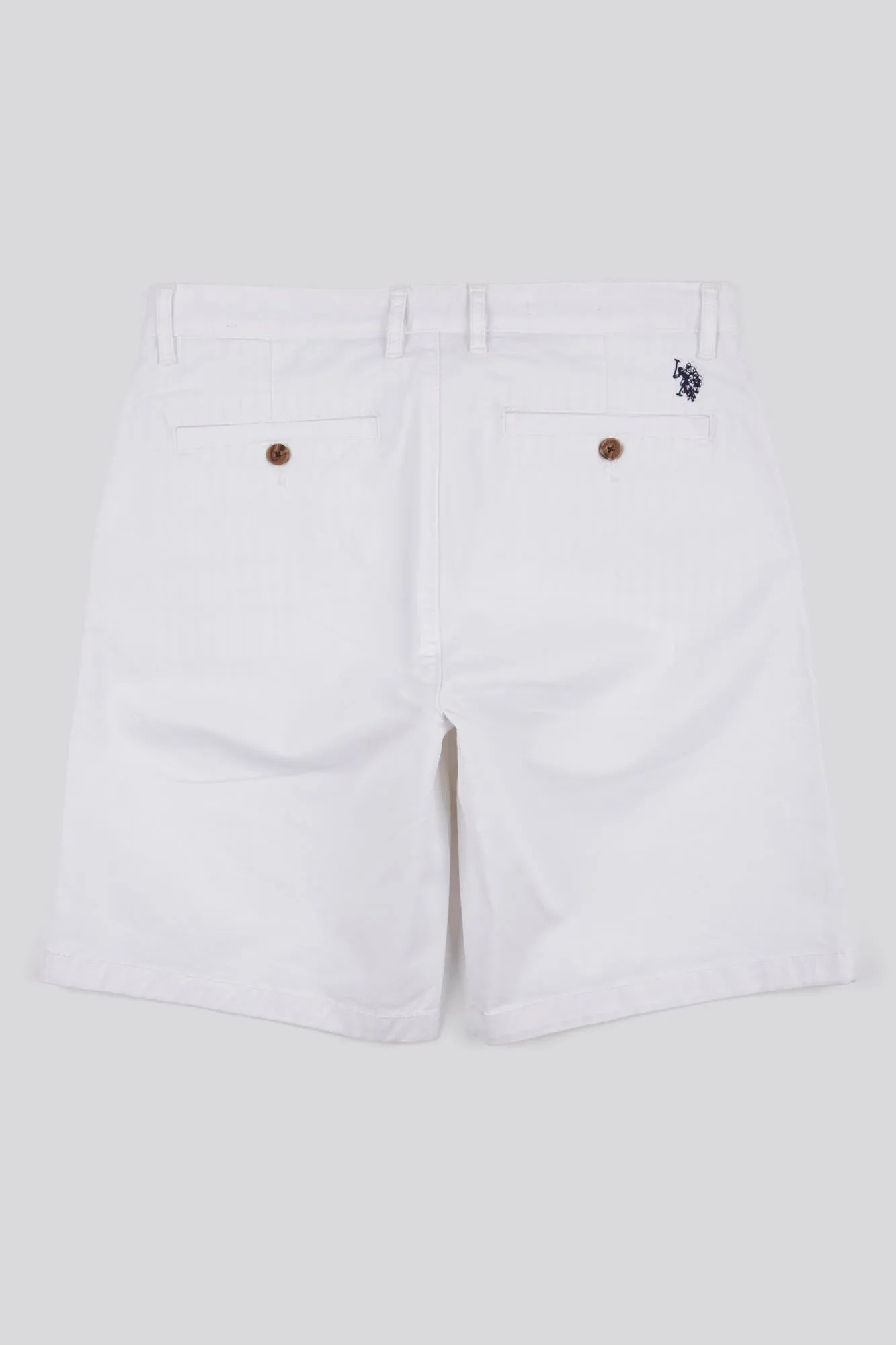 Mens Classic Chinos Shorts in Bright White